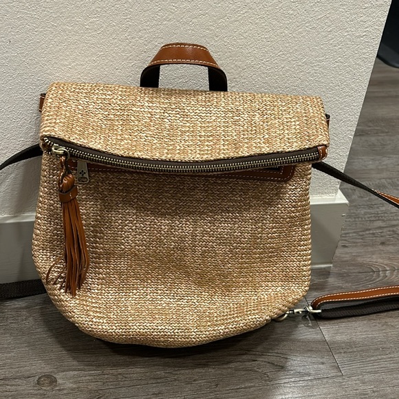 Patricia Nash Tan Backpack with Brown Accents main image 14